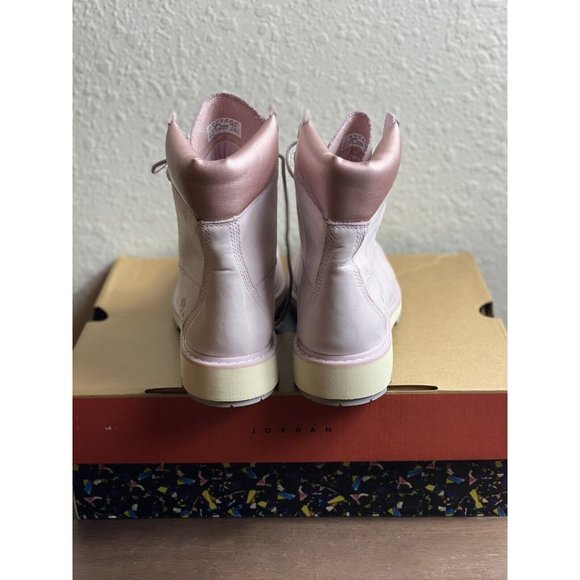 Timberland Women's 6" Premium Boot Light Pink/Metallic Collar Sz.‎ 9.5 - No Box - Picture 2 of 6